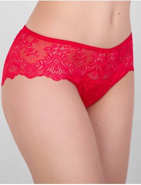 Кружевные трусы слипы Orhideja 710-345 красный, Цвет: красный, Размеры: M