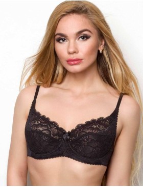 Бюстгальтер мягкий Orhideja 535-146 черный, Цвет: черный, Размеры: 70I, изображение 3