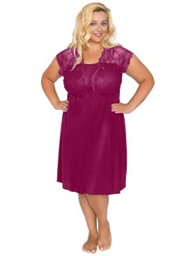 Сорочка Akcent 504 бургундское вино, Цвет: бургундское вино, Размеры: S