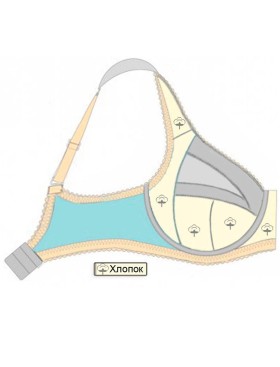 Бюстгальтер мягкий Honey H36-17-L сиреневый туман, Цвет: сиреневый туман, Размеры: 100H, изображение 8