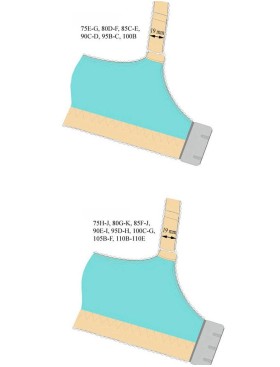 Бюстгальтер мягкий Honey H36-17-L махагон, Цвет: махагон, Размеры: 75H, изображение 9