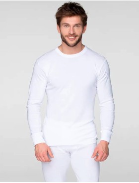 Футболка мужская с длинным рукавом Key MVD 012 белый, Цвет: белый, Размеры: M