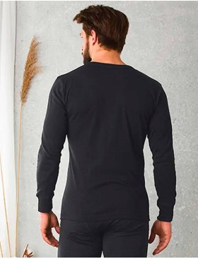 Футболка мужская с длинным рукавом Key MVD 012 серый, Цвет: серый, Размеры: M, изображение 2