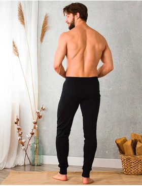 Кальсоны мужские Key MXL 012 черный, Цвет: черный, Размеры: L, изображение 3