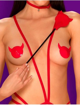 Стек Obsessive EVILIA, Цвет: красный, Размеры: UN