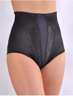 Высокие трусы с утяжкой Orhideja 261-000 черный, Цвет: черный, Размеры: L