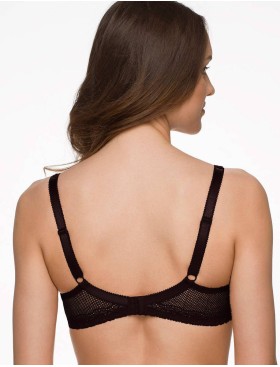 Бюстгальтер балконет Sermija 123-09-L чёрный, Цвет: чёрный, Размеры: 90B, изображение 2