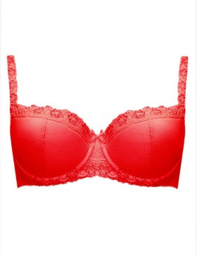 Бюстгальтер балконет Sermija 123-09-L красный, Цвет: красный, Размеры: 90B, изображение 5