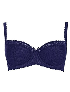 Бюстгальтер балконет Sermija 123-09-L синий сапфир, Цвет: синий сапфир, Размеры: 90B, изображение 6