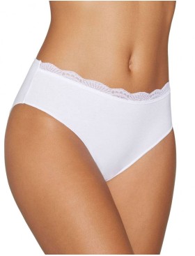 Трусы слипы хлопковые Ysabel Mora 19682 MIDI белый, Цвет: белый, Размеры: M