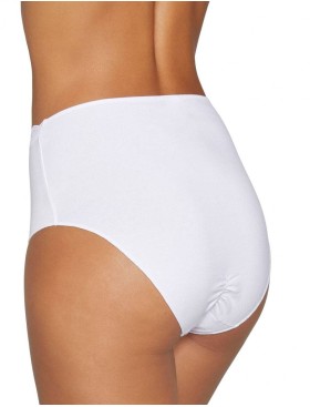 Трусы слипы высокие хлопковые Ysabel Mora 19684 MAXI белый, Цвет: белый, Размеры: M, изображение 2