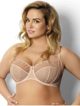 Бюстгальтер мягкий Kinga MICHELL 343-BC бежевый, Цвет: бежевый, Размеры: 65F, изображение 3