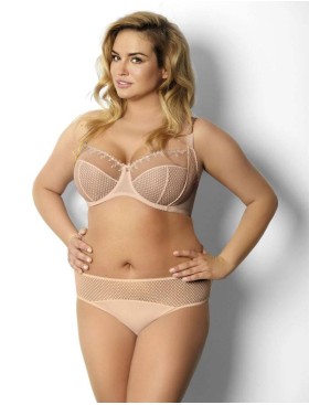 Бюстгальтер мягкий Kinga MICHELL 343-BC бежевый, Цвет: бежевый, Размеры: 65F, изображение 7