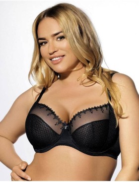 Бюстгальтер мягкий Kinga MICHELL 343-BC черный, Цвет: черный, Размеры: 80G, изображение 3