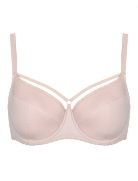 Бюстгальтер балконет Kinga NATI II BC-451 бежевый, Цвет: бежевый, Размеры: 65E, изображение 5