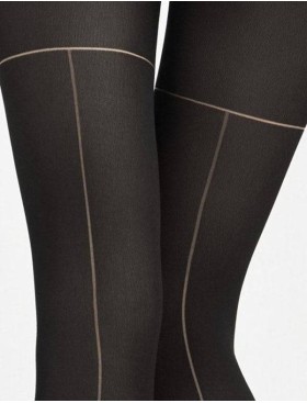 Колготки Marilyn INTENSE J13 40 den чёрный/беж, Цвет: чёрный/беж, Размеры: 1/2, изображение 2