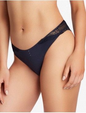 Трусы бразилиана Esotiq DATE 38324 темно-синий, Цвет: темно-синий, Размеры: S
