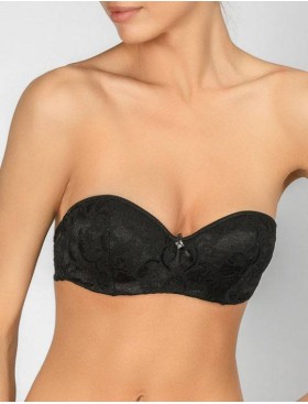 Бюстгальтер бандо с пуш-ап Mioocchi LAURA 7543 nero, Цвет: nero (черный), Размеры: 70C, изображение 4