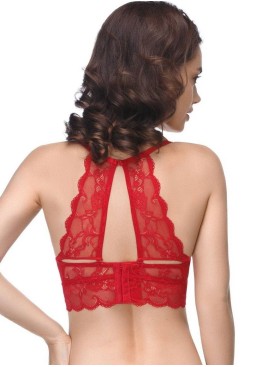 Бюстье с декоративной спинкой Mioocchi WANDA 7511 fuoco, Цвет: fuoco (красный), Размеры: 70C, изображение 2