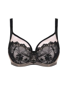 Бюстгальтер мягкий Subtille VENETIA BLACK soft, Цвет: черный+бежевый, Размеры: 85M, изображение 10