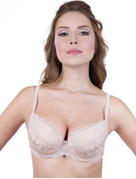 Бюстгальтер пуш-ап VOVA LAURA V32531 серебристый пион, Цвет: серебристый пион, Размеры: 75E, изображение 5