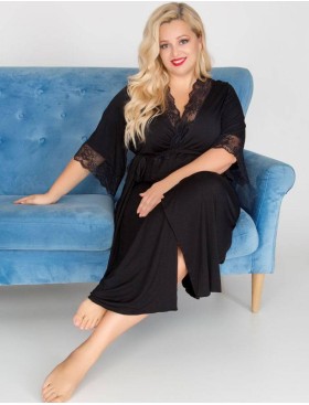 Пеньюар Akcent 531 черный, Цвет: черный, Размеры: 3XL