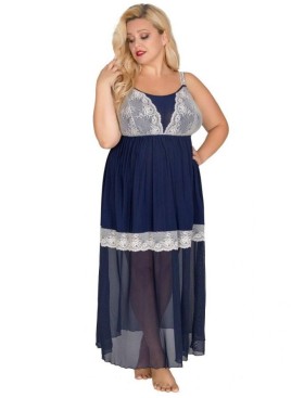 Сорочка для пышной груди Akcent 537 индиго, Цвет: индиго, Размеры: L