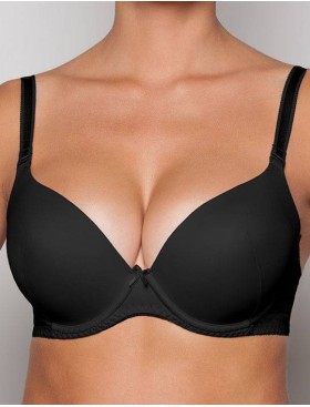Бюстгальтер балконет с пуш-ап гелем Albina L SILUET 1768 черный, Цвет: черный, Размеры: 70D