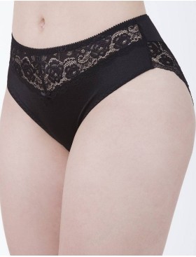 Трусы слипы миди Albina L CHARM 211 черный, Цвет: черный, Размеры: S