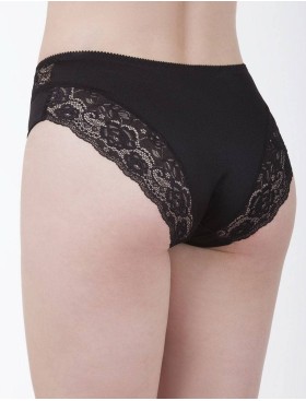 Трусы слипы миди Albina L CHARM 211 черный, Цвет: черный, Размеры: S, изображение 2