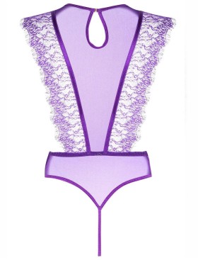 Cексуальное кружевное боди Beauty Night EMILIANA TEDDY фиолетовый, Цвет: фиолетовый, Размеры: L/XL, изображение 4