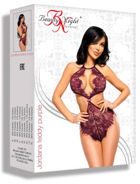 Эротическое боди Beauty Night JORDANA TEDDY фиолетовый, Цвет: фиолетовый, Размеры: L/XL, изображение 5