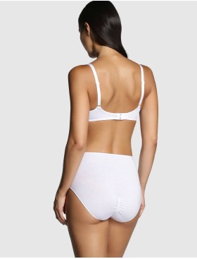 Трусы слипы высокие хлопок JANIRA MAXI PERFECT DAY COTTON 1031390 blanco, Цвет: blanco (белый), Размеры: M, изображение 2