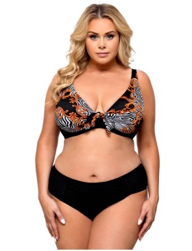 Раздельный купальник с мягкой чашкой Lorin L3085/1 BIG, Цвет: черный, Размеры: 75D