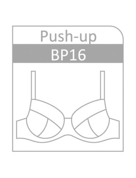 Бюстгальтер балконет пуш-ап Nipplex ANASTASIA P-UP, Цвет: зеленый, Размеры: 65E, изображение 4