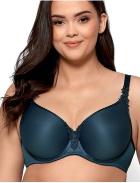 Мягкий формованный бюстгальтер Mefemi ANITA U minimizer изумруд, Цвет: изумруд, Размеры: 80C, изображение 3