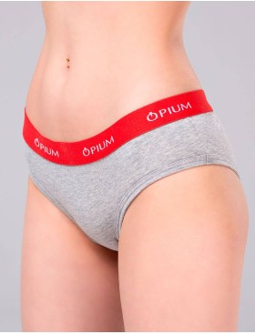 Трусы шорты хлопковые Opium T-31 серый меланж, Цвет: серый меланж, Размеры: S
