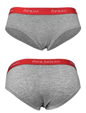 Трусы шорты хлопковые Opium T-31 серый меланж, Цвет: серый меланж, Размеры: S, изображение 4