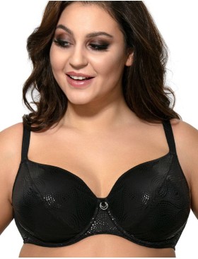 Купальный лиф с мерцающим узором мягкая чашка Ava SK127 M черный, Цвет: черный, Размеры: 85C, изображение 3