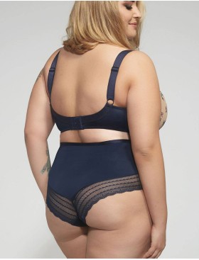 Трусы слипы высокие Kris Line JASSMIN high waist, Цвет: синий, Размеры: 2XL, изображение 2
