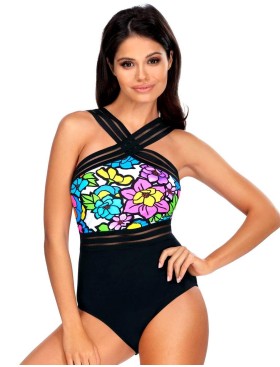 Закрытый купальник Lorin L4412/1, Цвет: мультиколор, Размеры: S