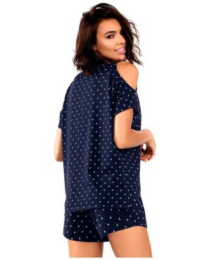 Домашний комплект с шортами Lorin P1536, Цвет: темно-синий, Размеры: M, изображение 2