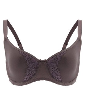 Бюстгальтер спейсер Milavitsa 119141 шоколадный трюф, Цвет: шоколадный трюф, Размеры: 75F, изображение 3