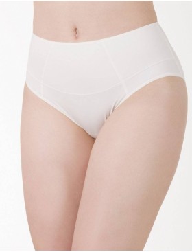 Высокие трусы слипы Milavitsa 260140 приглушенно-белый, Цвет: приглушенно-белый, Размеры: 2XL