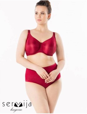 Бюстгальтер мягкий Sermija MARI 178-19-L / 179-19-L красная румба, Цвет: красная румба, Размеры: 75H, изображение 5