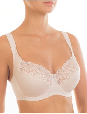 Бюстгальтер мягкий с подкроем Nikol Djumon 132 15B серебристый пион, Цвет: серебристый пион, Размеры: 90H