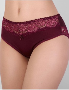 Трусы слипы биколор Simona M 035 бордо-роза, Цвет: бордо-роза, Размеры: L