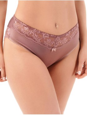 Трусы слипы Simona M 035/30 кофейно-розовый, Цвет: кофейно-розовый, Размеры: 4XL