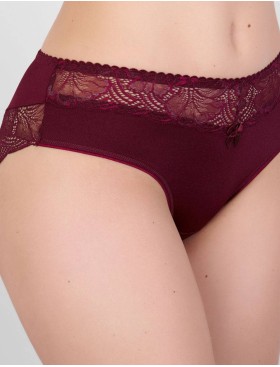 Трусы слипы Simona M 035/24 бордовый, Цвет: бордо, Размеры: M