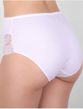 Высокие трусы слипы Elli 420 белый, Цвет: белый, Размеры: L, изображение 2